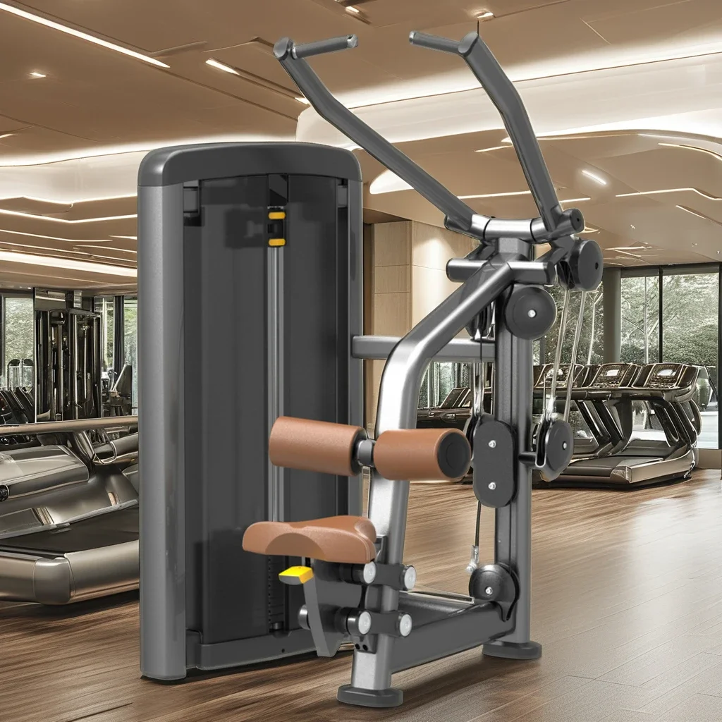 Commercial Gym Equipment Factory Direct Pulldown Machine Strength Training Fitness Equipment High Pull Back Trainer Exercise