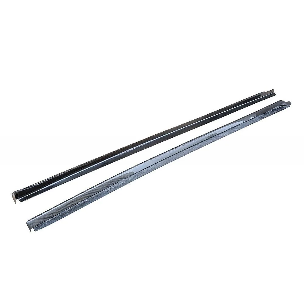 3D Style for BMW F10 M5 M-Tech Body Kit Side Skirt Carbon Fiber Extended Lower Arm Wings view 4