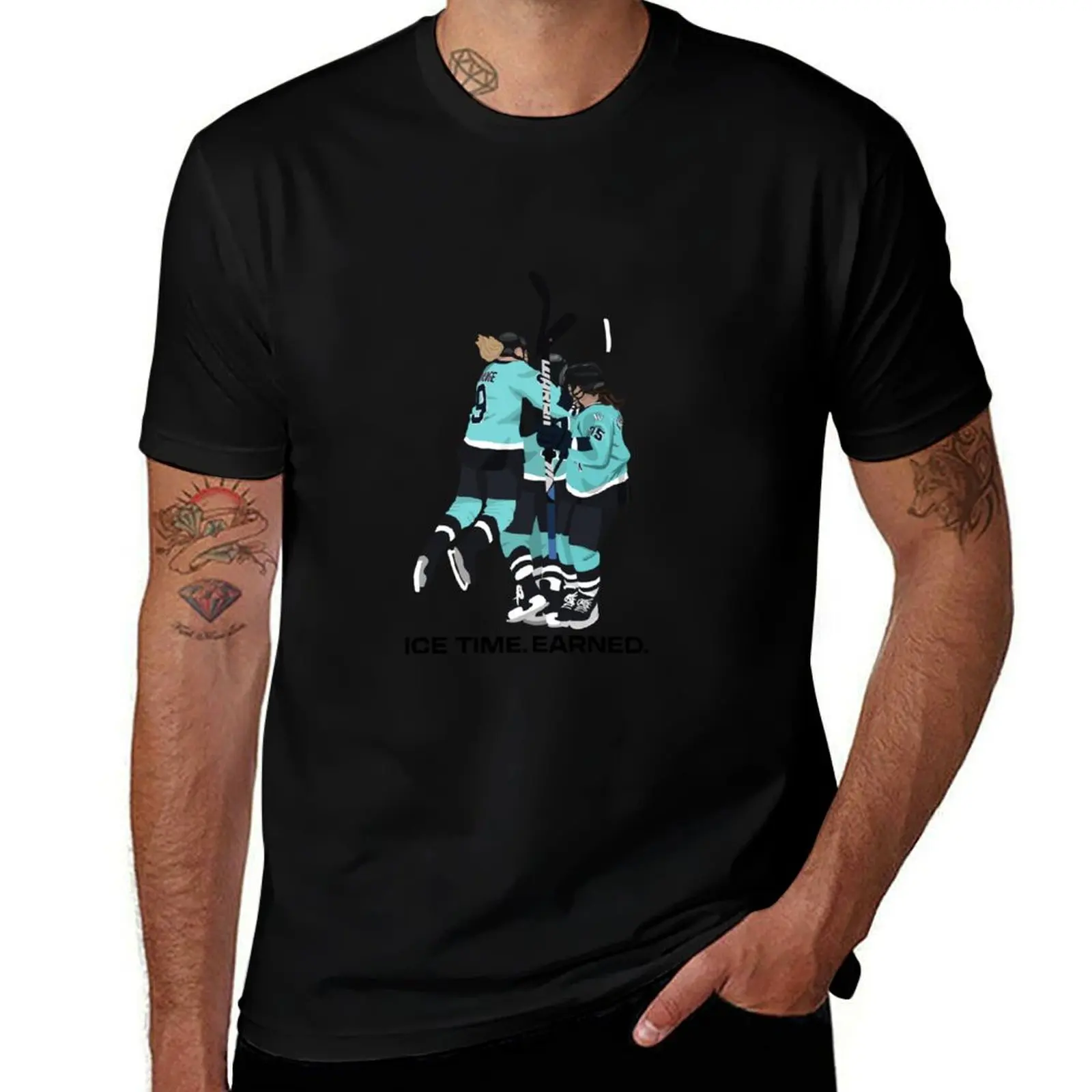 Ice time earned. Pwhl new York T-Shirt customizeds designer shirts cute tops plus size tops mens graphic t-shirts pack