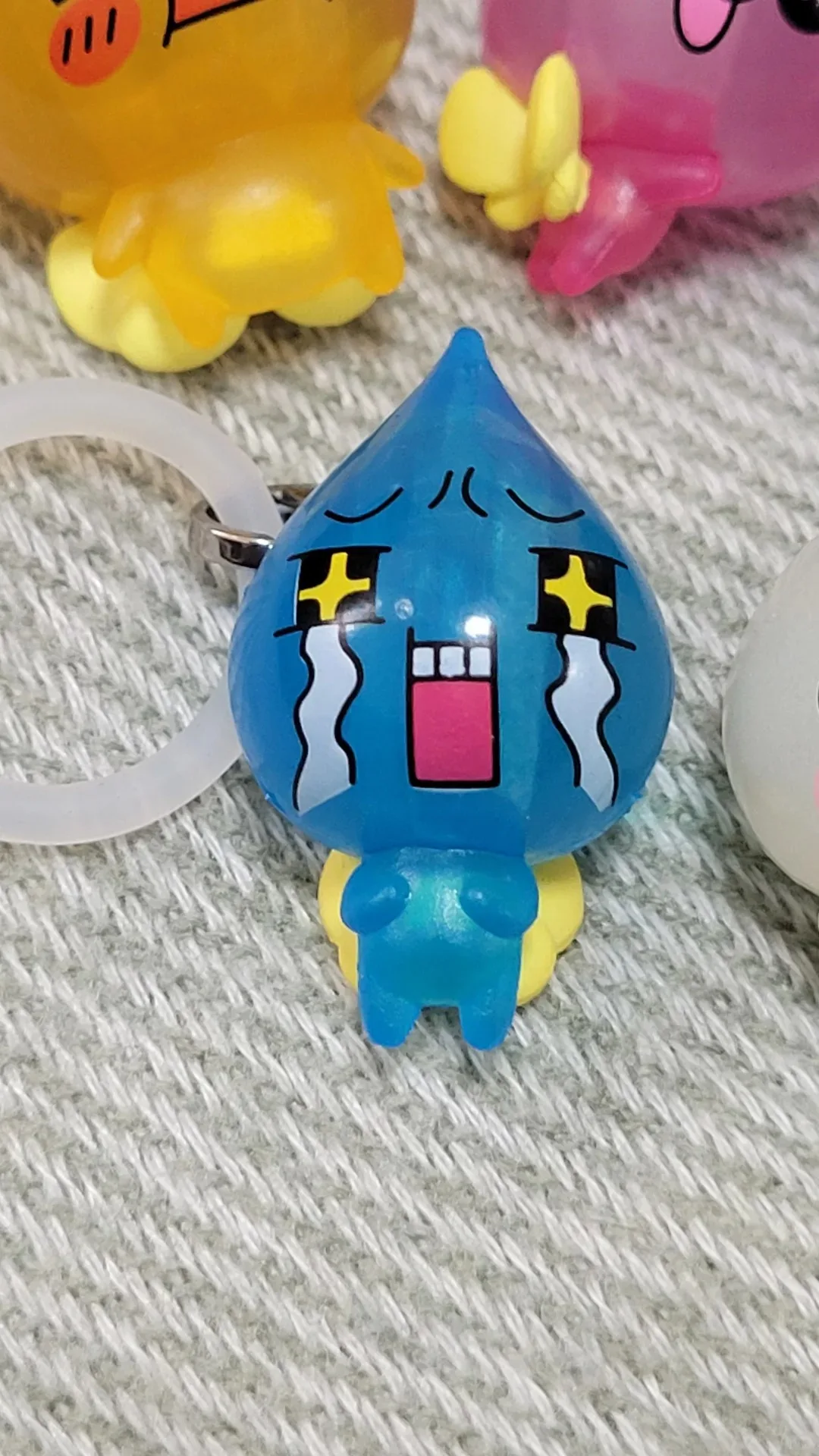 Bandai Shizuku-Chan petite goutte d'eau marquage pendentif mignon porte-clés à breloques cadeau pour amis