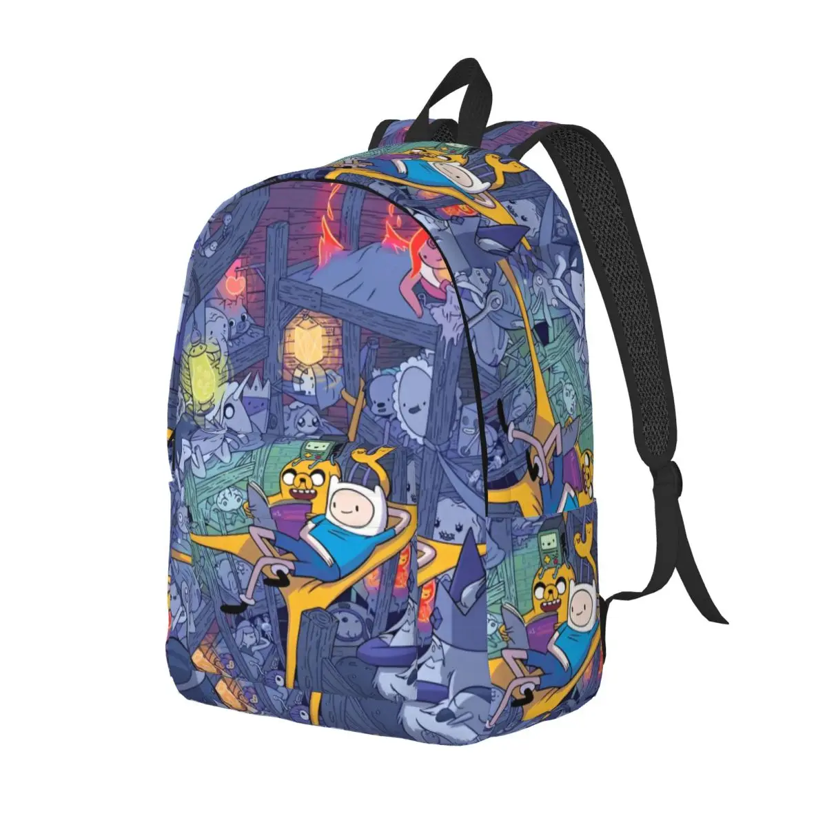 Adventured Times Fantasy Animated for Men Women Student School Book Bags Daypack Middle High College Sports