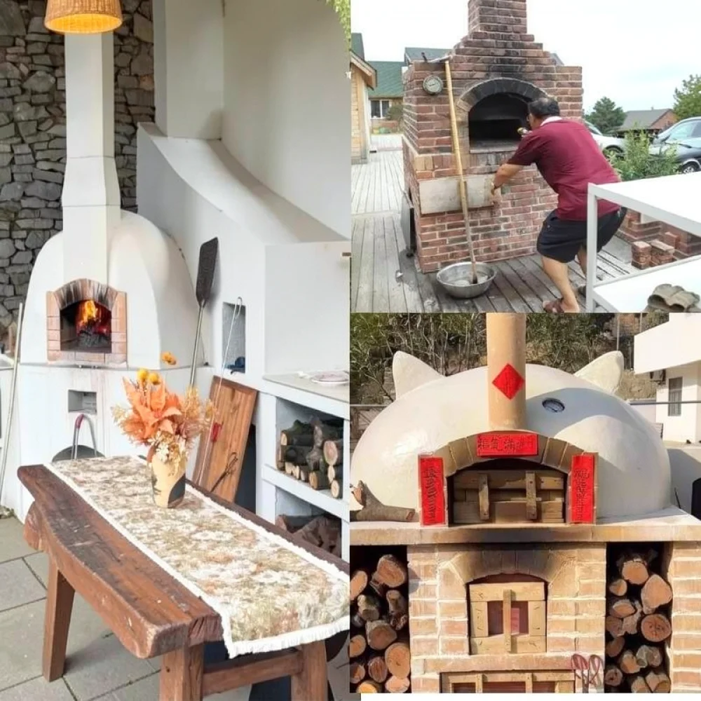 Curved Refractory Firebrick Block For Building Pizza Oven Kiln Stove Hearth High Heat Resistant Masonry Material Accessory