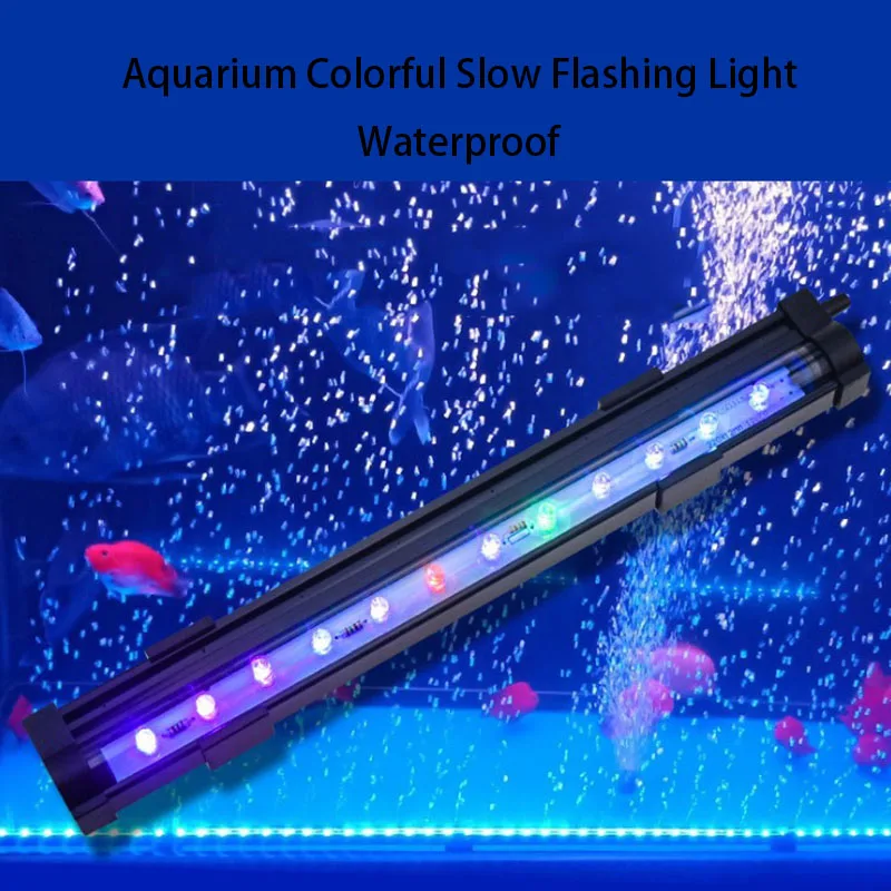 1W/2W/3W/4W Aquarium Light LED Waterproof Fish Tank Lighting Underwater Fish Lamp Aquariums Decor Plant Lamp 100-240V Lights