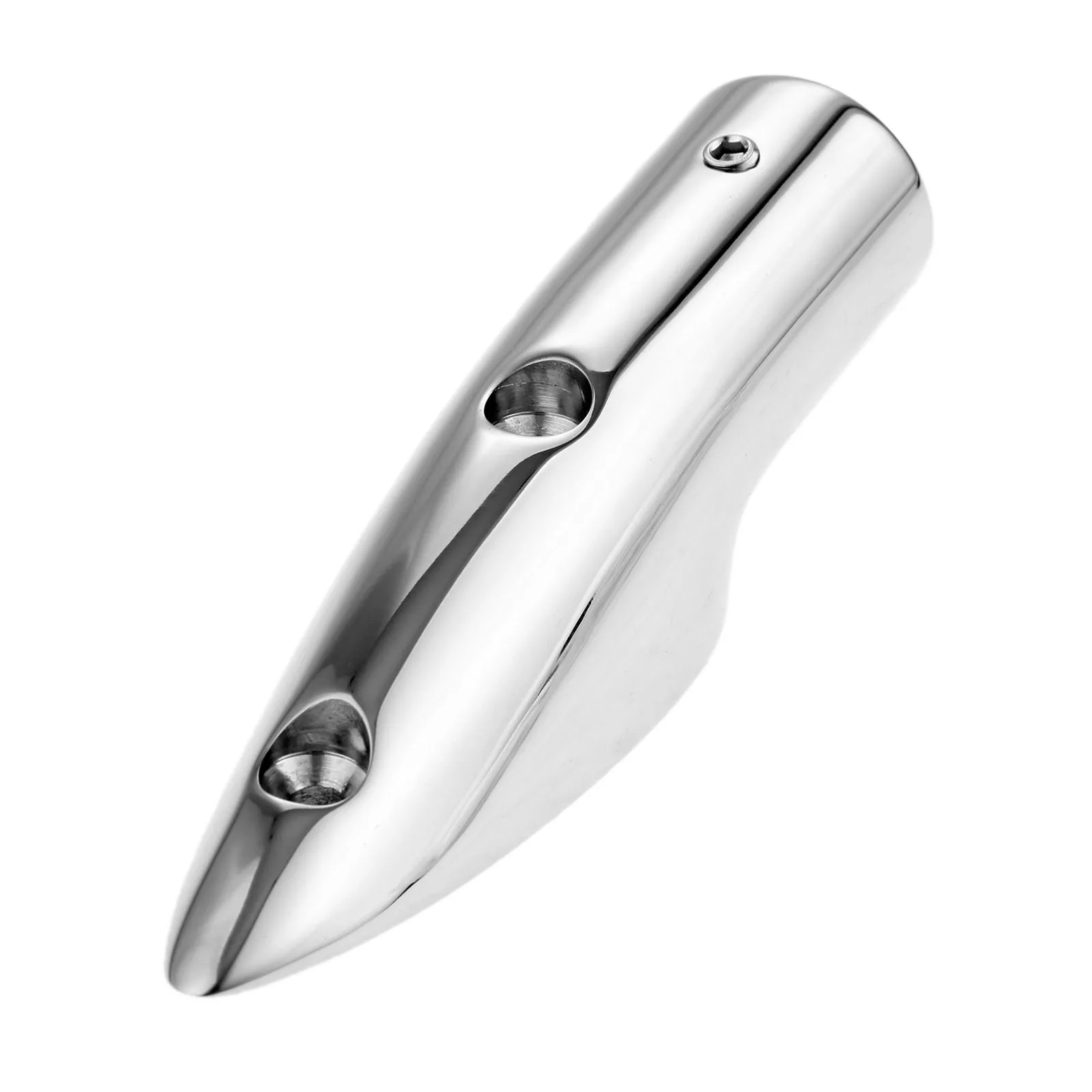 Marine Grade 316 Stainless Steel Boat Rail End Boats Tubing Hand Rail Fitting For Sailboat/Powerboat Railing 22mm 7/8 Inch Tube