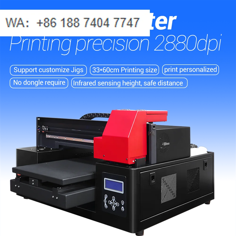 Refinecolor USA in Stock 12' A3 XP600 UV Printer for Phone Cover Wood PVC Card High Quality UV Inkjet Printer
