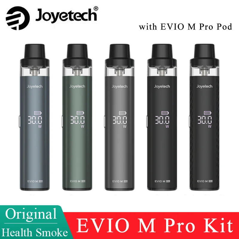 Oryginalny zestaw Joyetech EVIO M Pro 1100mAh wbudowana bateria 2ml suwakowy wkład do napełniania zestaw kapsułek do parownika
