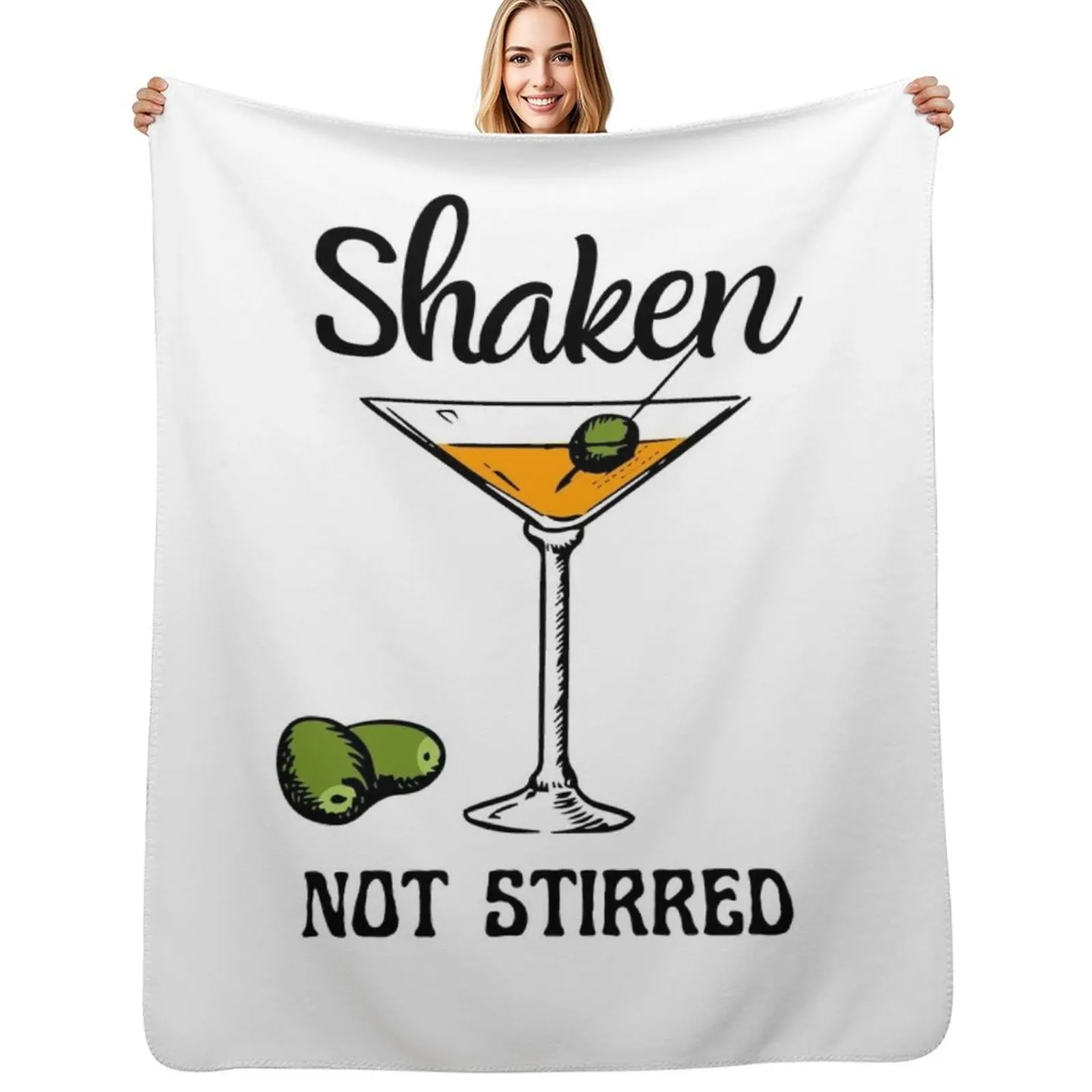 Shaken, not stirred IV Throw Blanket Versatile Cozy Throw Blanket for All Occasions