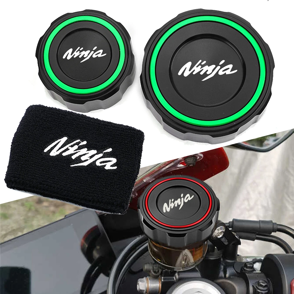

Для Kawasaki Ninja1000SX Z1000SX ZH2 Z750 Ninja 1000sx, передняя и задняя крышка бачка тормозной жидкости, крышка масляного бака, защита носка