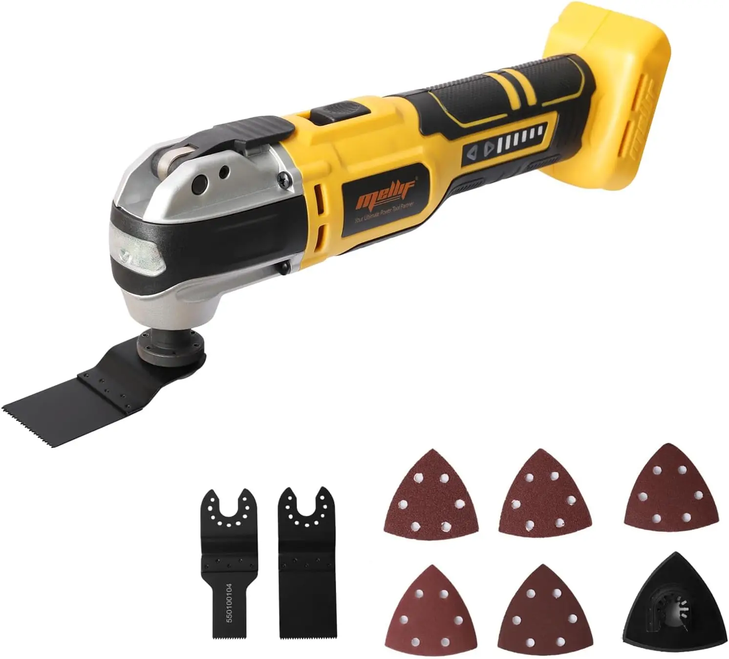 Cordless Oscillating Tool for Dewalt 18V 20V Max Battery Handheld Oscillating Saw for Scraping, Sanding,Cutting Wood(No Battery)