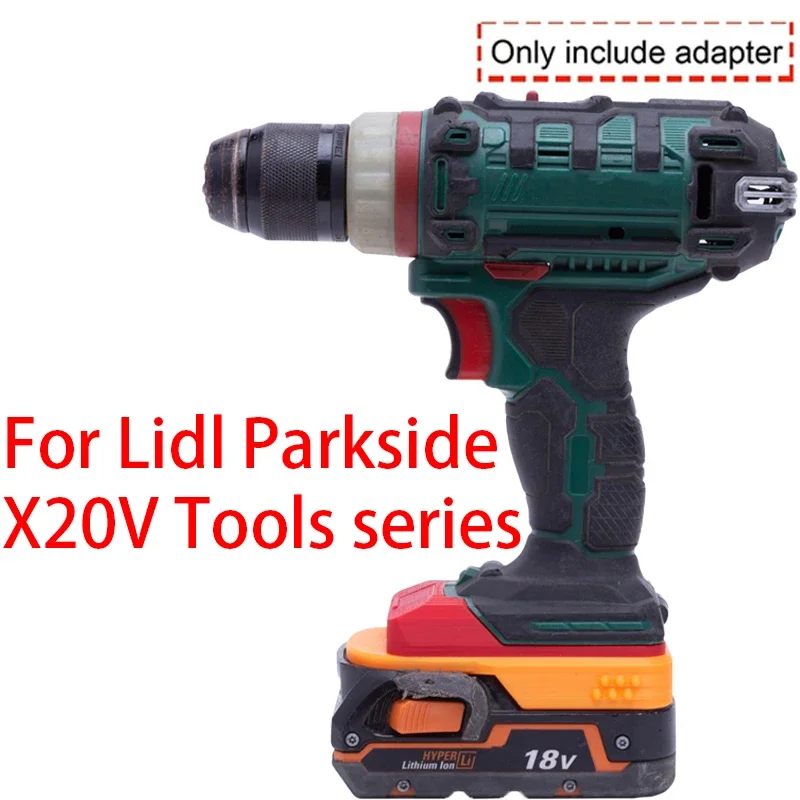 Adapter/Converter For Lidl Parkside X20V Li-ion Tools to AEG RIDGID 18V Li-ion Battery Adapter/Converter Power Tool Accessory