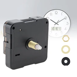 12-24mm Shaft Wall Clock Mechanism Silent Quartz Movement Machine Wall Hands Silent Sweeping Second Movement DIY Repair Tools