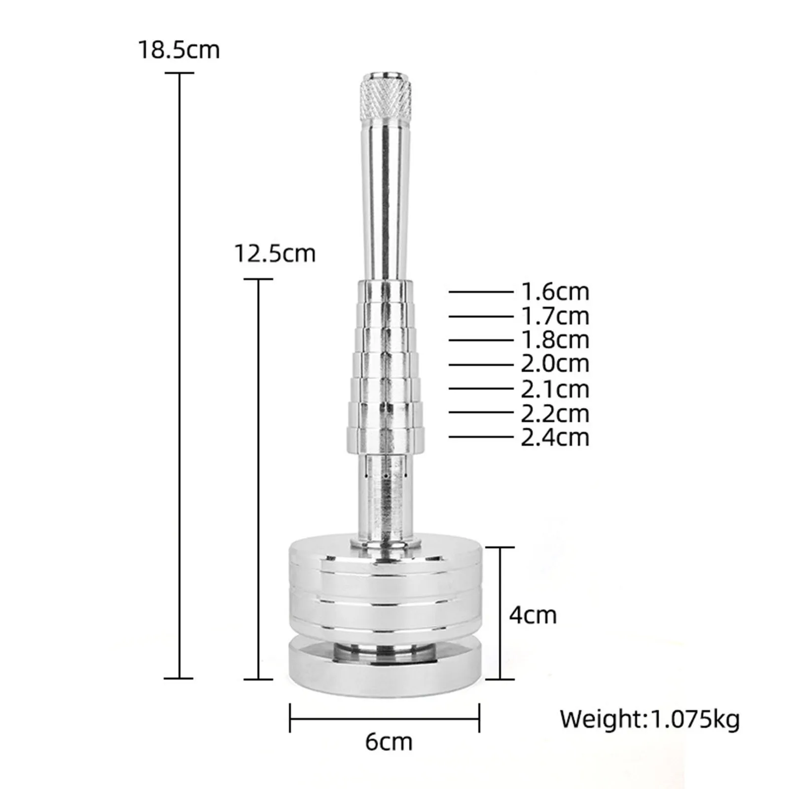 Imagem -06 - Expansor de Anel para Hobbies Amadores Ferramentas de Jóias Medição do Alargamento do Anel Lojas de Reparação de Trabalho Joalheiros