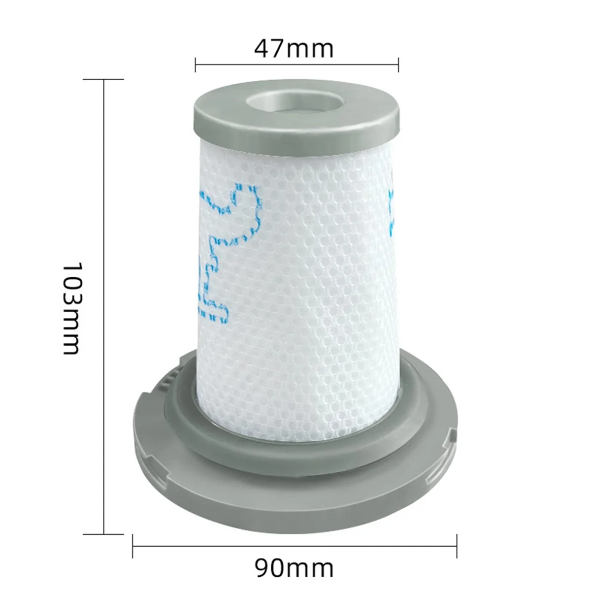 A74X Für Rowenta X-Force Flex 8,60 X-Pert 6,60 Akku-Staubsauger Waschbarer Filter ZR 009006   Ersatzteil, C