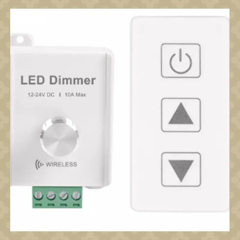 

AB45 DC12V-24V 10A Wireless LED Strip Dimmer With Touch Remote For Single Color LED Strip