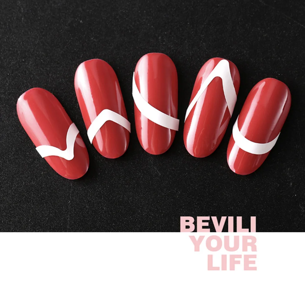 Autocollant de bande pour pointes d'art d'ongle, 18 feuilles d'autocollants pour ongles français, autocollants de manucure auto-adhésifs pour ongles, autocollants à franges incurvées