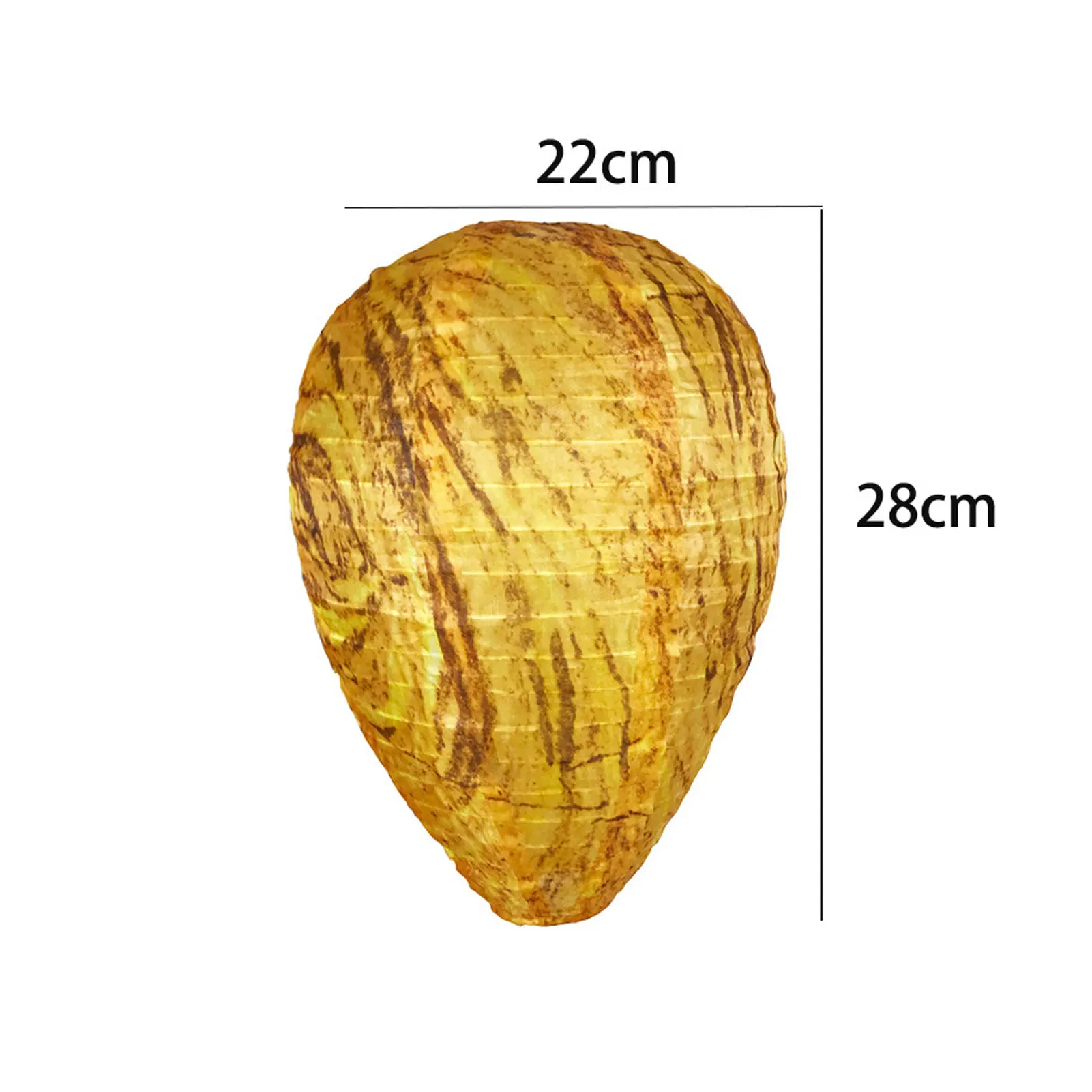 1/4pcs Wasp Lantern Nest Decoy Fake Beehive Hanging Repellent Natural Insect Trap accessorio impermeabile Outdoor Fake Wasp Nest