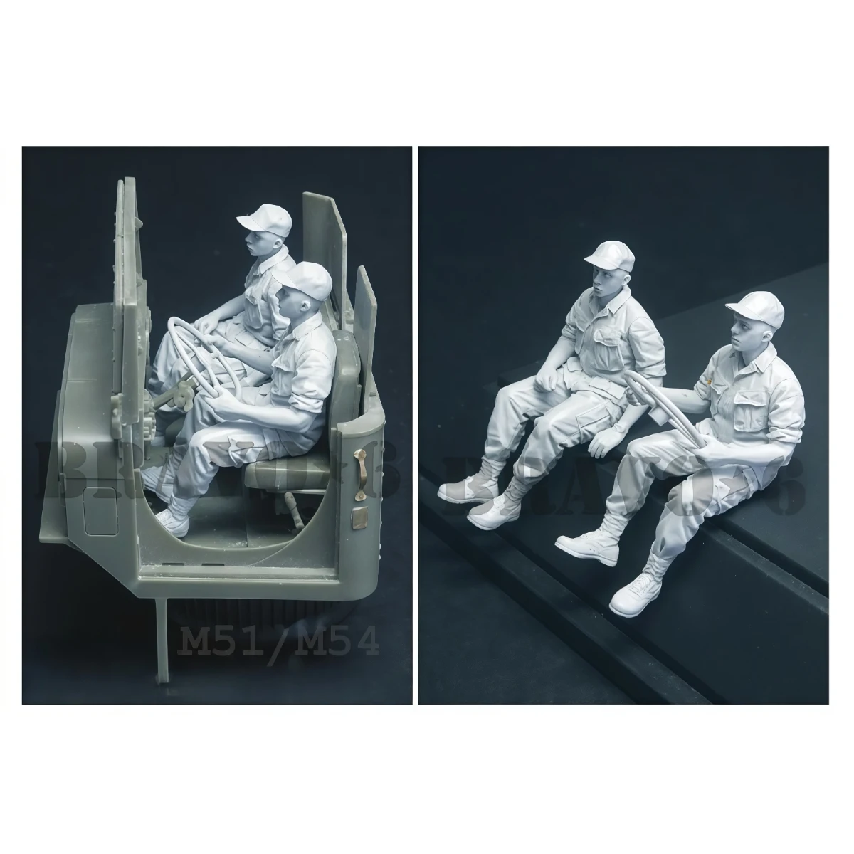 1/35 unbemalter Harzmodellbausatz, Militärthema, US Artillery Crew unmontiert und unbemalt GK