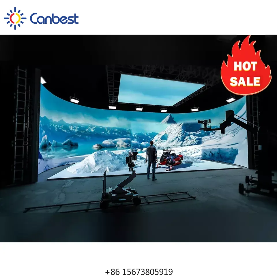 

Unreal Engine 7680hz P1.9 P2.6 XR Filming Shooting Studio Video Background Display Wall Led Virtual Production Screen