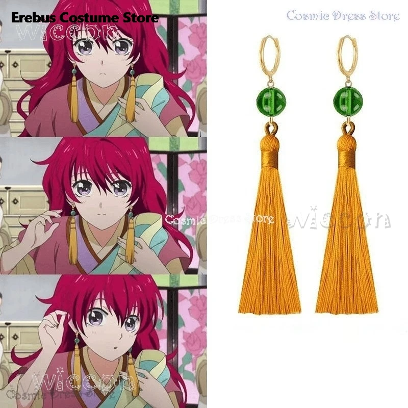 

Disfraz Adulto Yona of the Dawn Yona Косплей Парики Аниме Манга Hiar Аксессуары Серьги-гвоздики сексуальная женщина