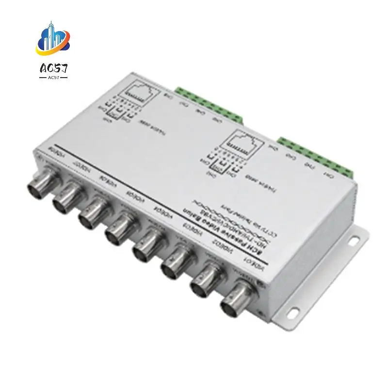 AC57-Passive Video Balun For TVI CVI AHD Cameras CCTV Via Twisted Pairs UTP Video Balun Transceiver BNC To UTP RJ45