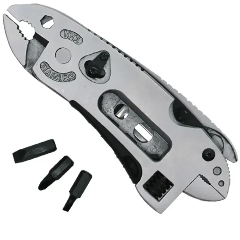 Multitool Zange Taschenmesser Schraubendreher-Set Kit Verstellbarer Schraubenschlüssel Backschlüssel Reparatur Outdoor Camping Survival Multi Tools