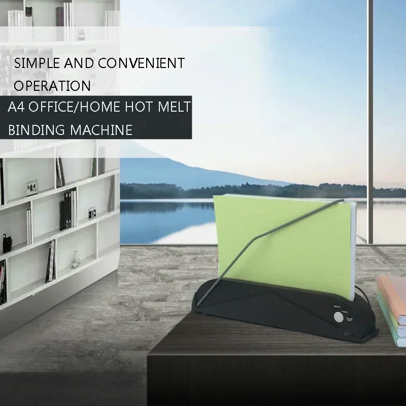 Universal hot-melt binding machine (suitable for invoices/documents), MT88 fully automatic compact hot-melt binding machine.