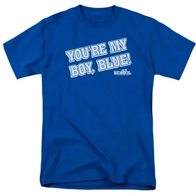 Old School My Boy Blue T Shirt Licensed Comedy Movie Retro College Royal