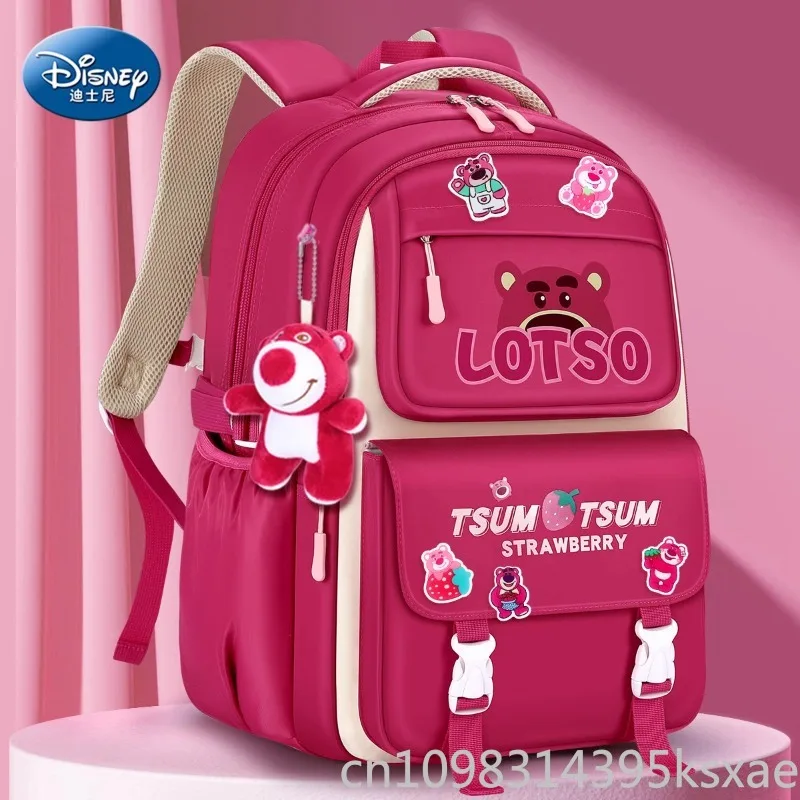 

Disney Lotso Girls Backpack Large Capacity Lightweight School Bag for Elementary Students