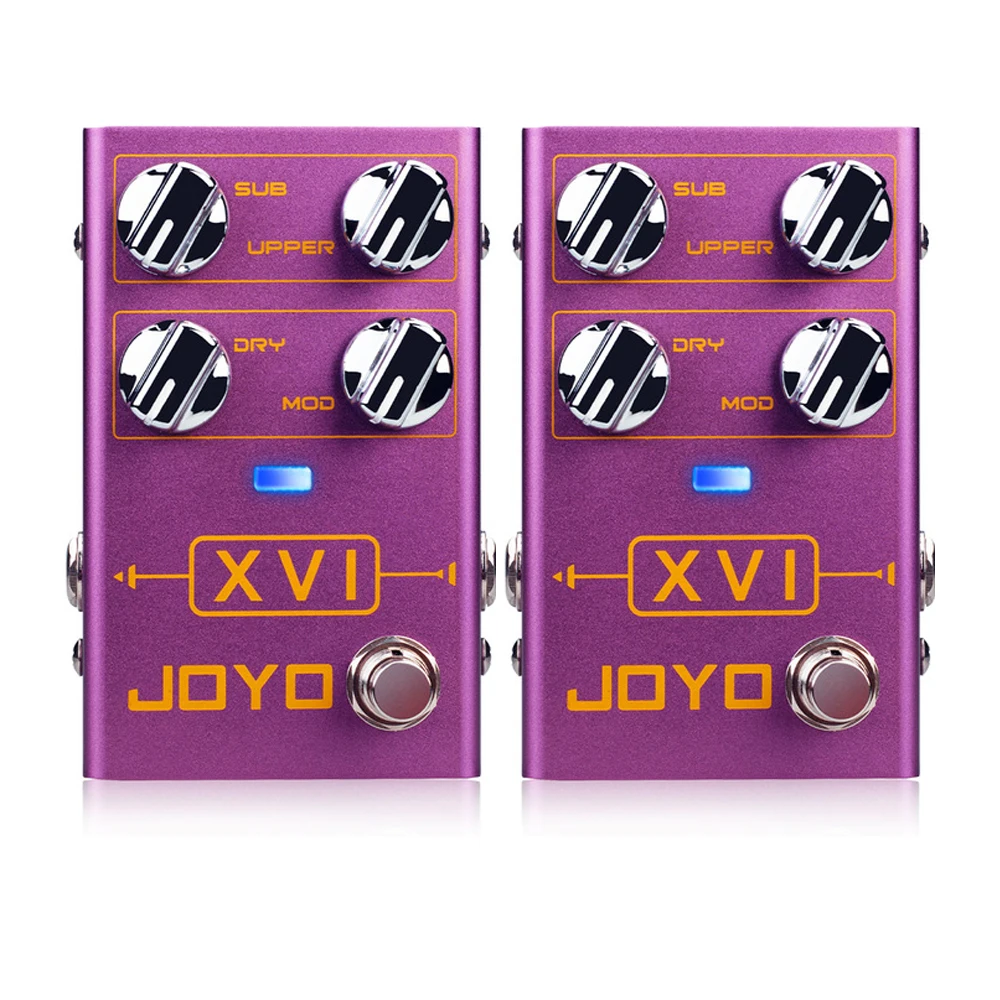 

2Pcs JOYO R-13 XVI Guitar Octave Effect Pedal Adjusting Knobs Modulation Effect Pedal with Independent Octave Guitar Accessories