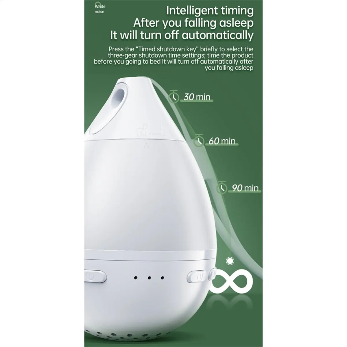 A76KBG! 26 Songs Sleep Aid Multi-Function Yoga Meditation White Noise Bluetooth Speaker Soothing Sounds Relieve Anxiety Gifts