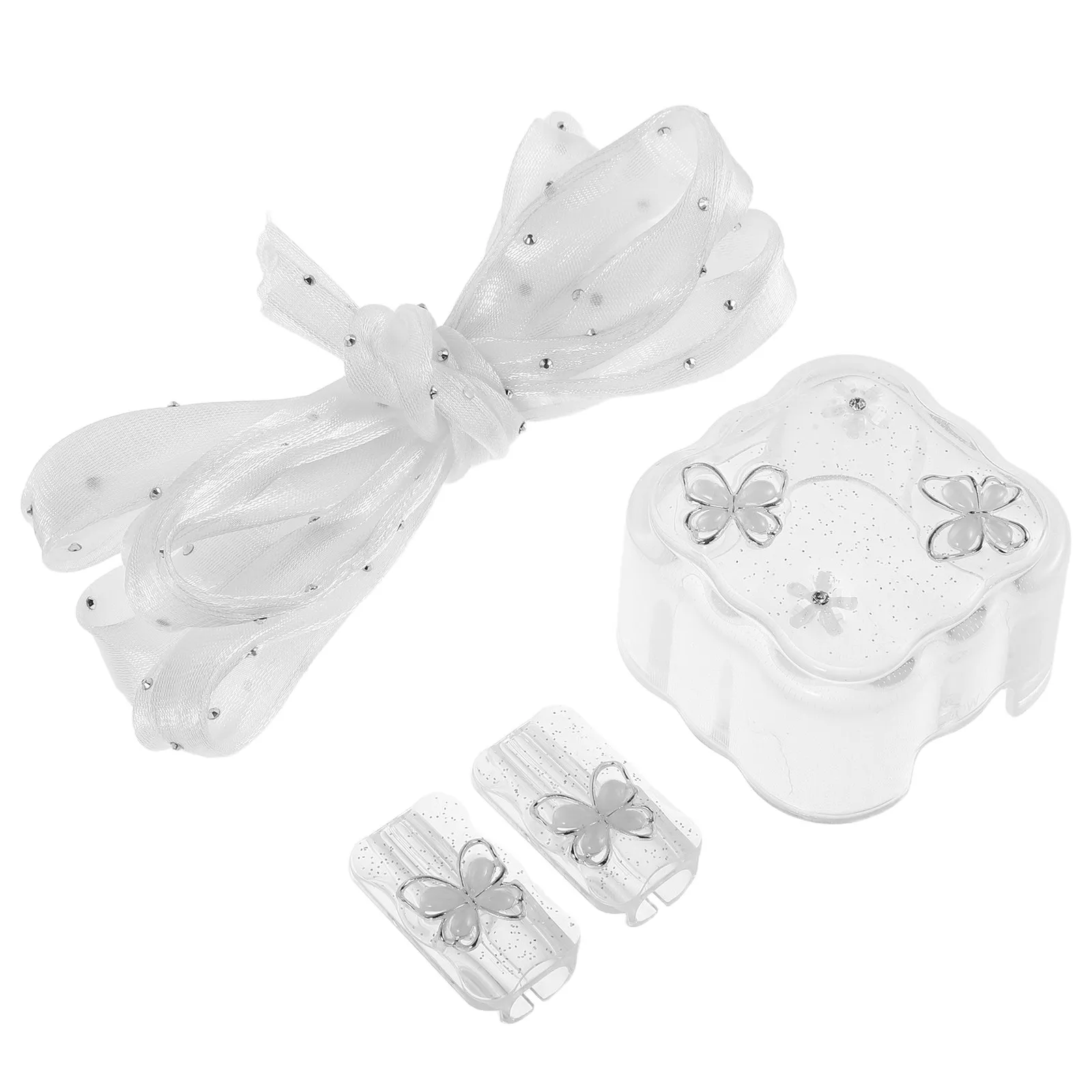 

USB-C Charging Cable Protector Sleeve with Flower Design Soft Mesh Lace Cord Cover for 40W Adapter Cute Data Cable Protector