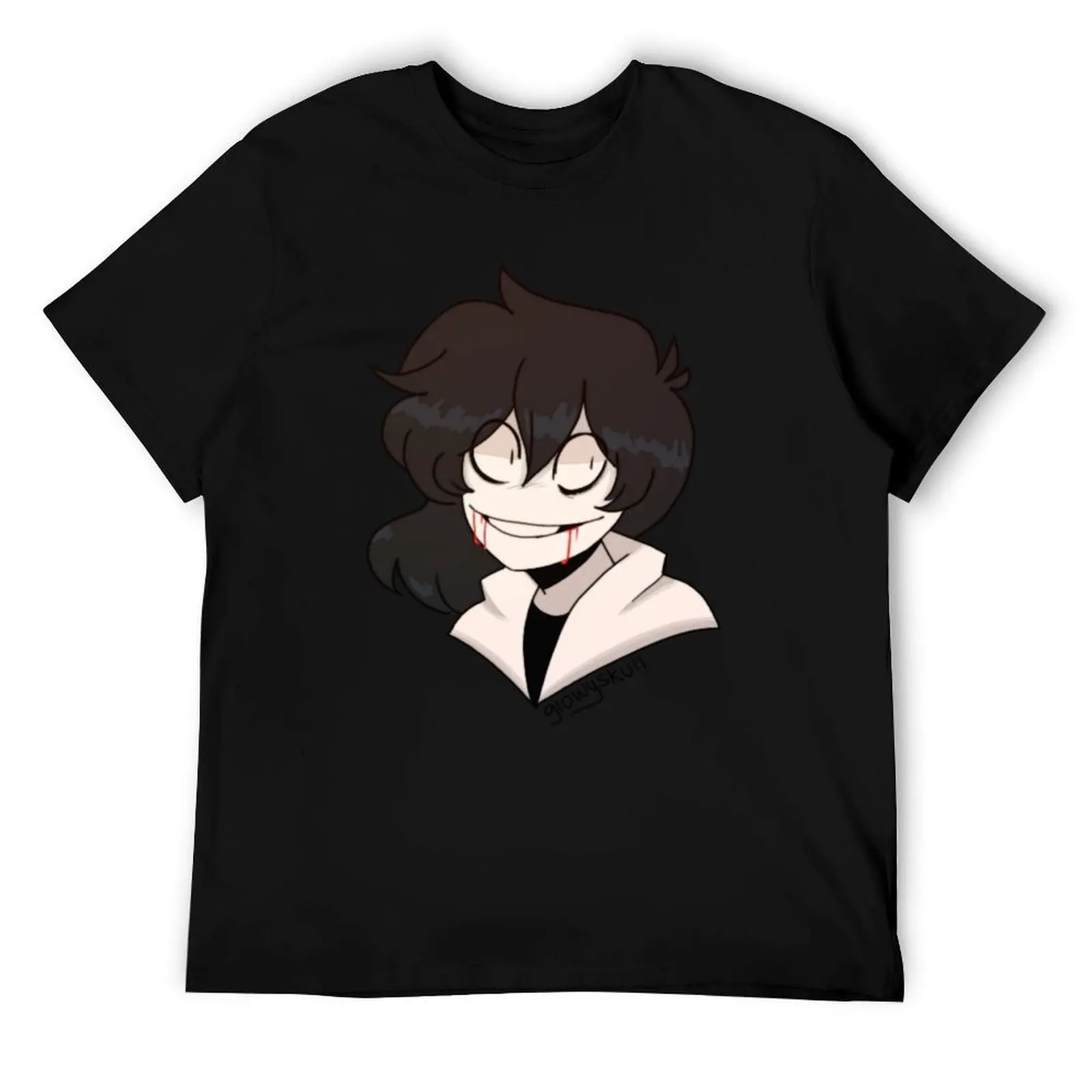 

Jeff The Killer T-Shirt black cotton t-shirt plain for man package t shirts cotton 100% T-Shirt