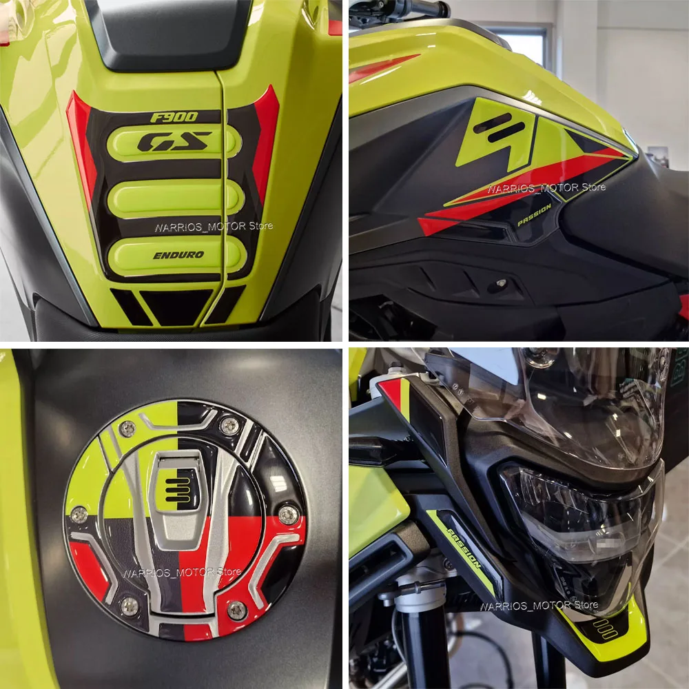 Autocollants de protection en résine pour BMW, F900GS, F900 GS, kit de décalcomanies, tampon précieux, gel 3D, élection, Xy, moto, F 900, GS Passion 2024