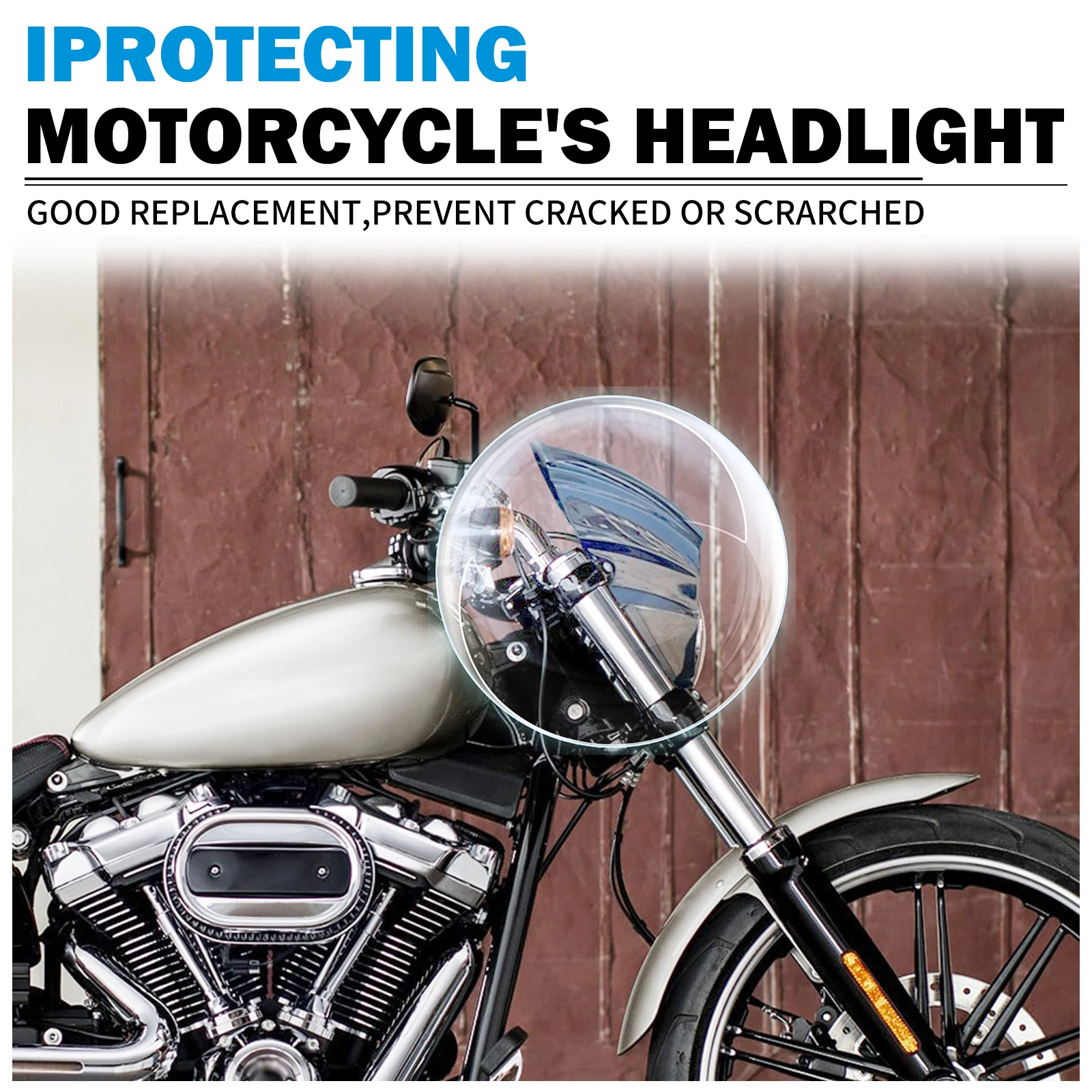 Motorcycle Gloss Black Front Headlight Fairing Cover ABS Plastic For Harley Softail Breakout FXBR FXBRS 2018-2022 2021 2020