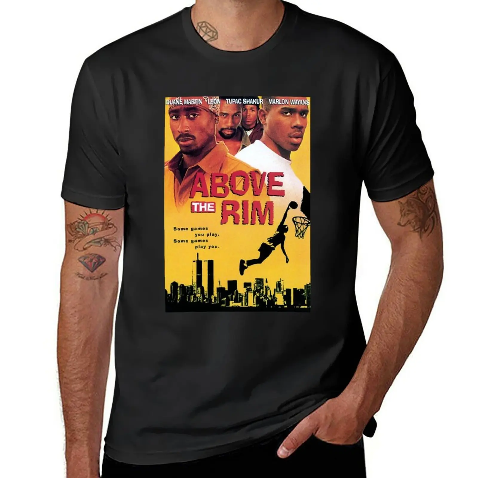 

New Above the Rim T-Shirt heavyweight t shirts Anime t-shirt quick drying t-shirt mens clothing