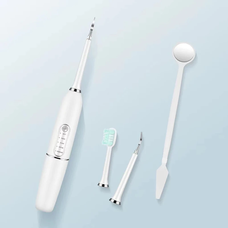 Electric Toothbrush 5 Gear Modes Wireless Plaque  Organic Teeth Whitening Kit Calculus Scaler  Mirror