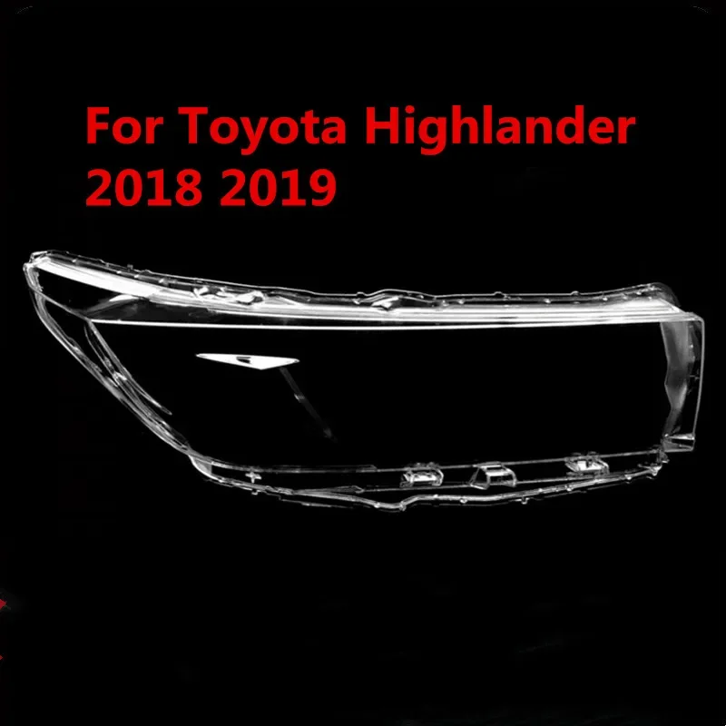 

HTTCY для Toyota Highlander 2018 2019 2020, крышка фары, корпус фары, абажур, прозрачный абажур, замена оригинального объектива