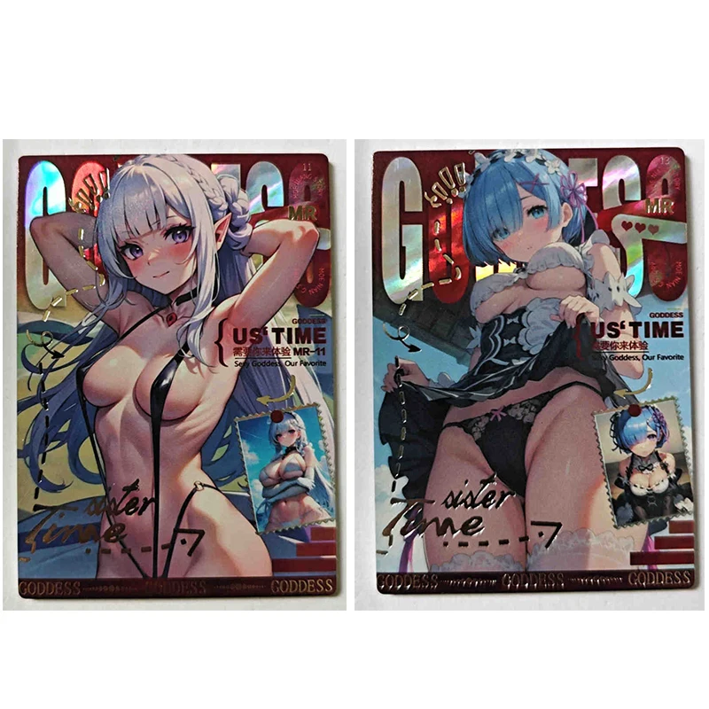 Goddess story MR Hot Stamping Signature Magazine Collection Card Raiden Shogun Hatsune Miku Yolfuje Rem Holiday gifts Kamisato