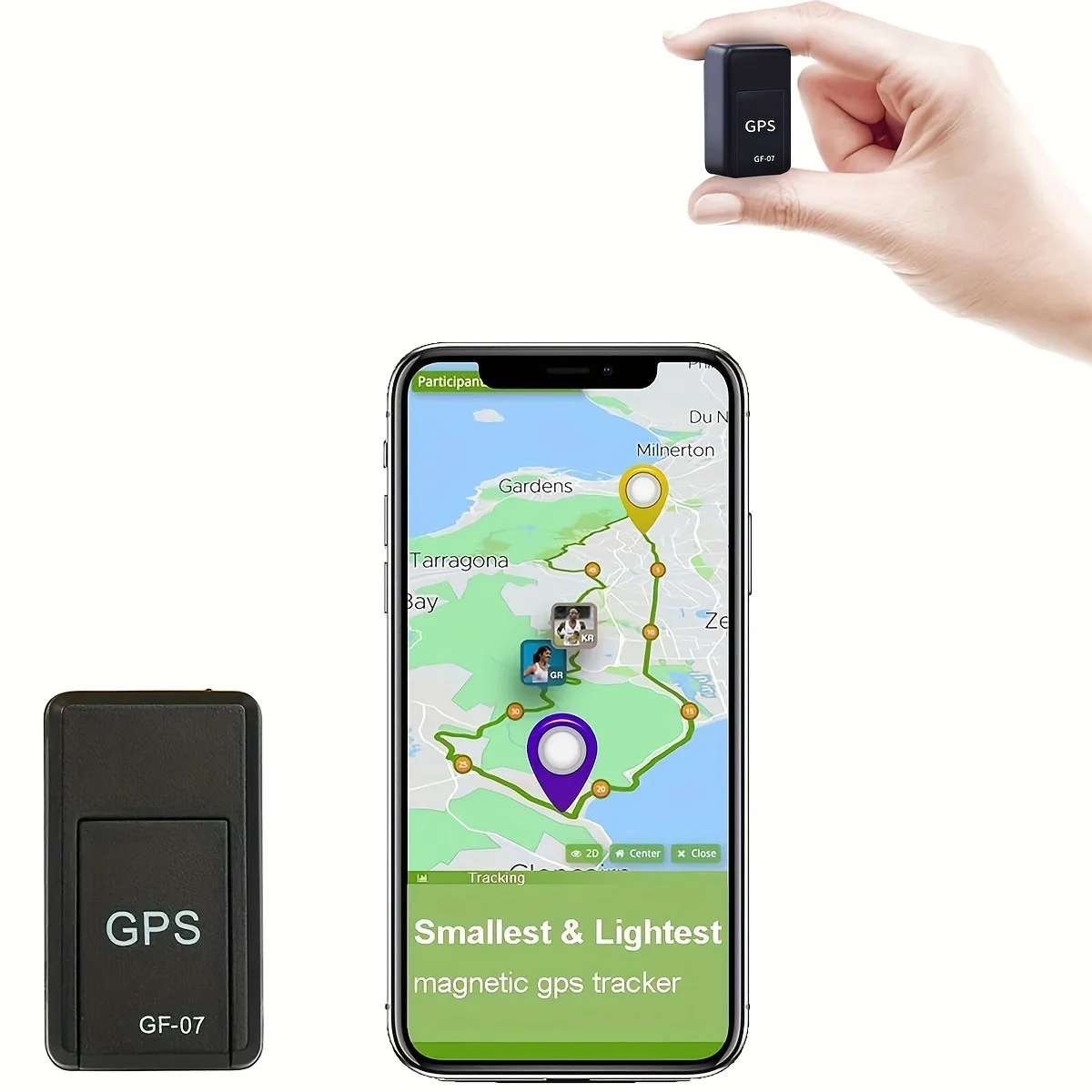 Mini Magnetic Car GPS Tracker - Real-Time Location Device, No SIM Card Needed,Vehicle Tracking Device|Compact Tracking Device