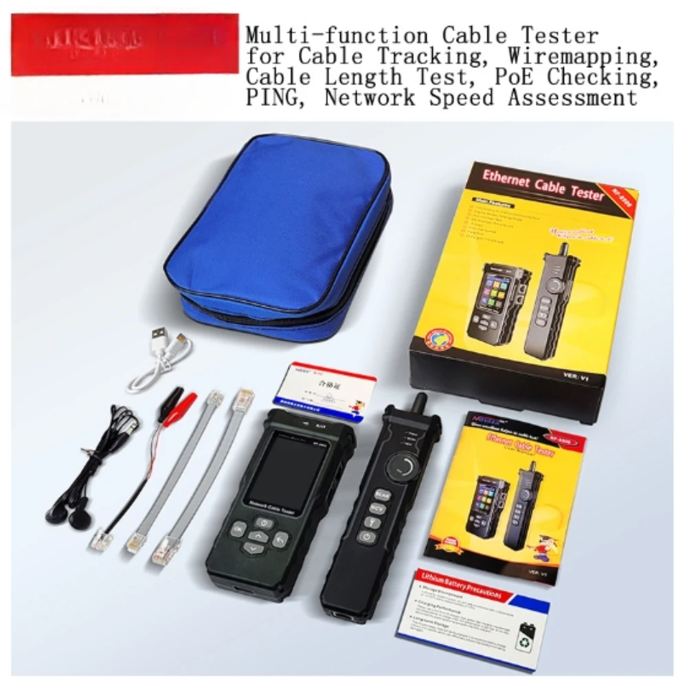 Suitable for Noyafa NF-8506 English version line finder Multi function Cable Test