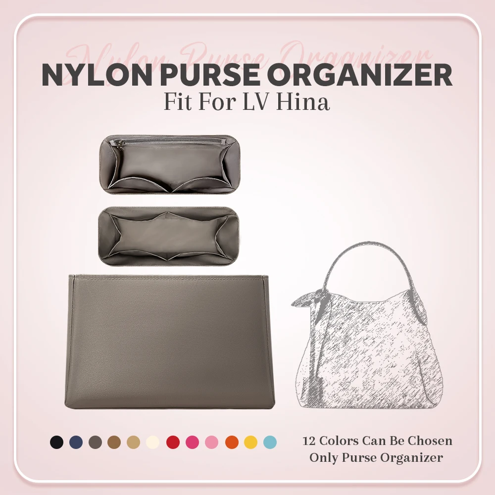 

Nylon Purse Organizer Insert, Inside Storage Bag Fit for LV Hina Handbag Purse Inner Liners Organizer Bag In Bag Makeup Insert