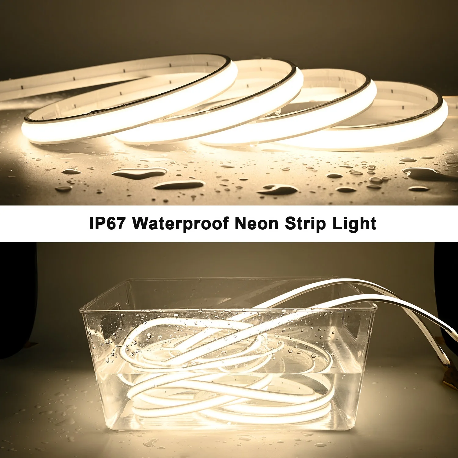 

Ультра яркая неоновая светодиодная лента 2700lm/m Водонепроницаемая 240 светодиодов/м SMD2835 Линейные светодиодные фонари с регулируемой яркостью, гибкое неоновое освещение 24 В