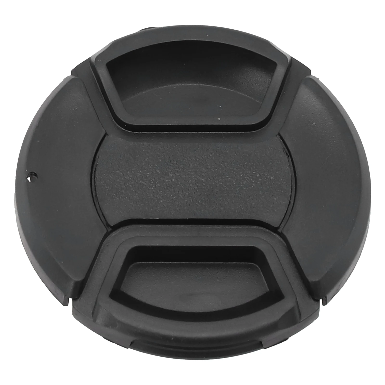 Couvercle de protection d'objectif d'appareil photo noir, capuchon d'objectif sans mot, anti-poussière, accessoires de capuchon arrière d'appareil photo, 49mm, 52mm, 55mm, 58mm, 62mm, 67mm, 72mm, 77mm, 82mm