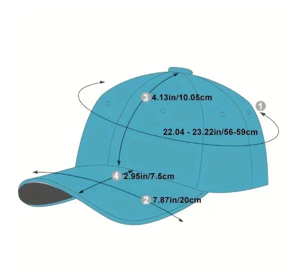 Custom Cotton Baseball Caps For Men Woman Hat Custom Logo Men\'s cap Print Text Design Trucker Copper buckleHat designer cap men