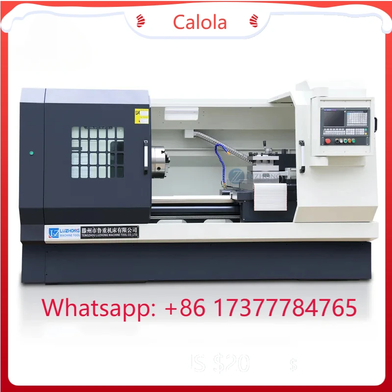 China Heavy CK6165E CNC Lathe | Flat Bed Horizontal CNC Turning Machine