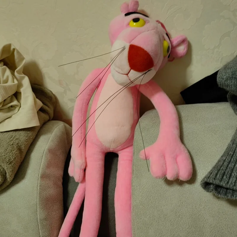 ตุ๊กตาเสือดาวสีชมพูน่ารัก ขนาด 60 ซม.~180 ซม. ของเล่นตุ๊กตาผ้ากำมะหยี่นุ่ม ของเล่นเด็ก ของขวัญคริสต์มาส