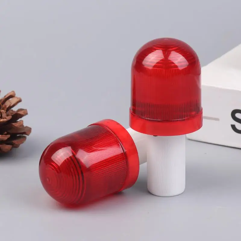 【C】LED Warning Light Plastic Alarm Lamp Red Emergency Signal For Transportation Factory Workshop