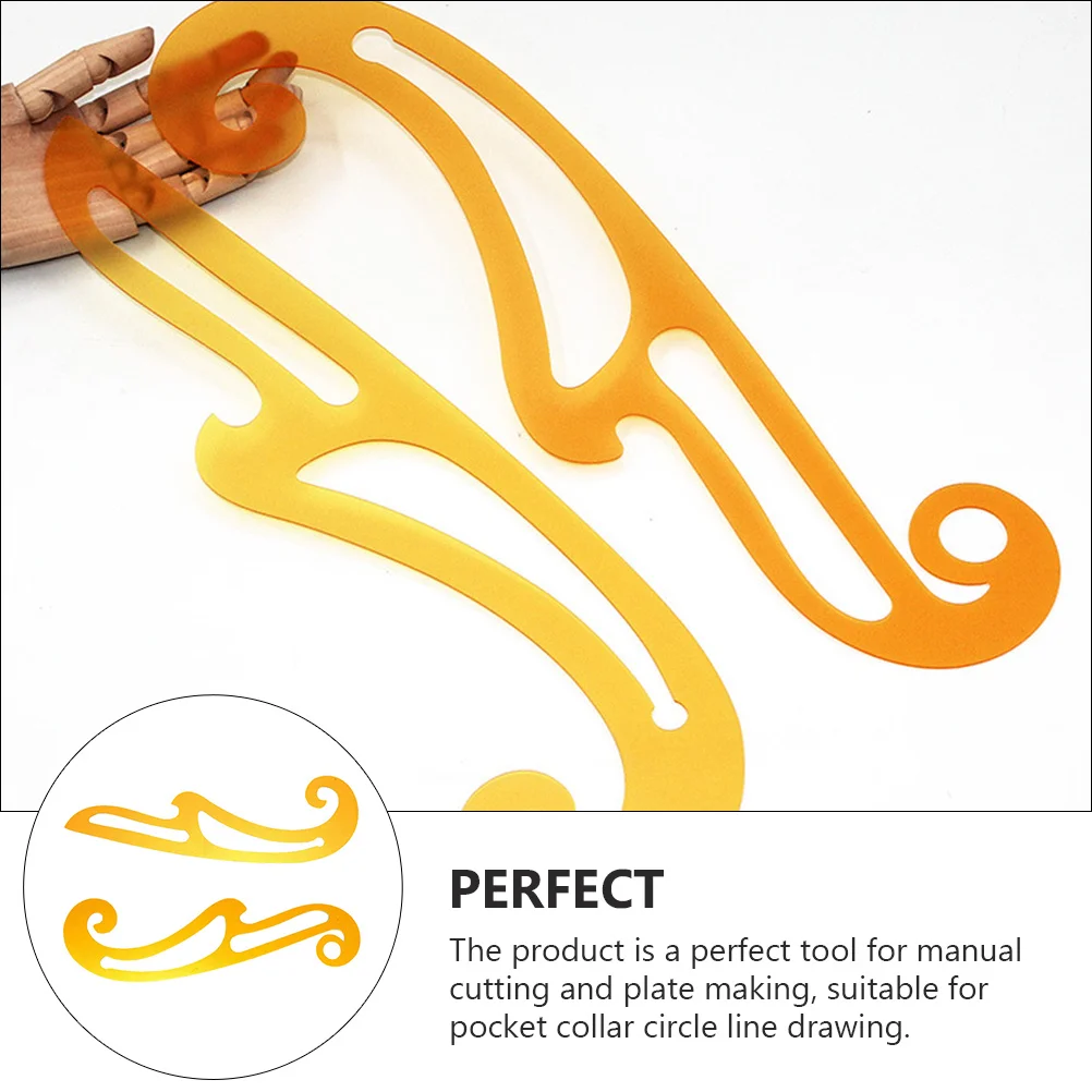 عالية الدقة الملابس قالب أداة الخياطة قياس حاكم لصنع الملابس DIY بها بنفسك مصممي الأزياء صياغة مجموعة مسطرة منحنية