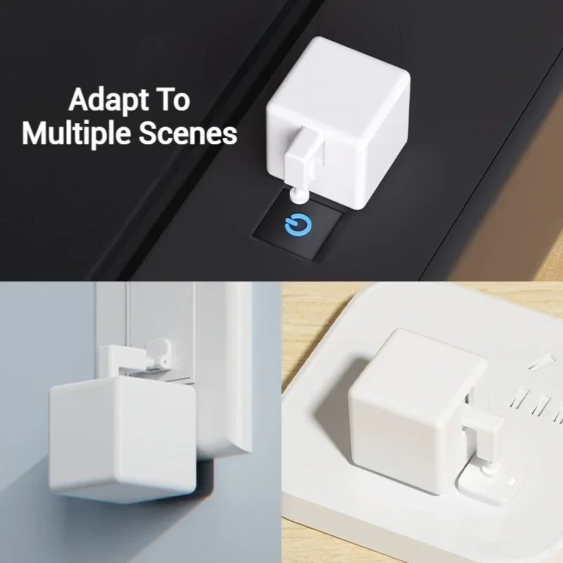 Tuya Smart Fingerbot Switch Bot Zigbee3. Bluetooth Type-C Akumulatorowy Pilot do Garażu, Zasłon, Robot z Alexa Google Home