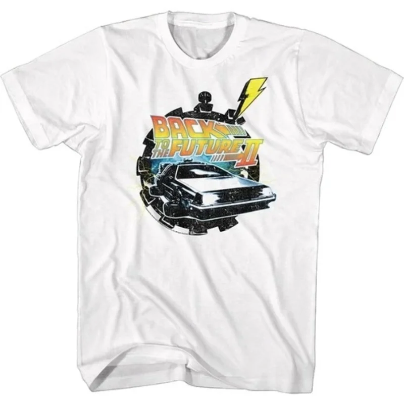 Back To The Future Vintage Car GRAPHIC Printed T-Shirt  100% Cotton Men\'s  Clothing for Summer T Shirt Fashion Trend T-Shirt